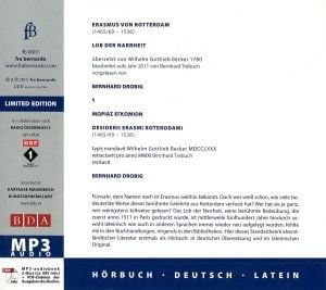Produktbild: Lob der Narrheit-Deutsche & Lateinische Fassung