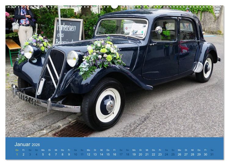Produktbild: Citroen Traction Avant (Wandkalender 2026 DIN A2 quer), CALVENDO Monatskalender