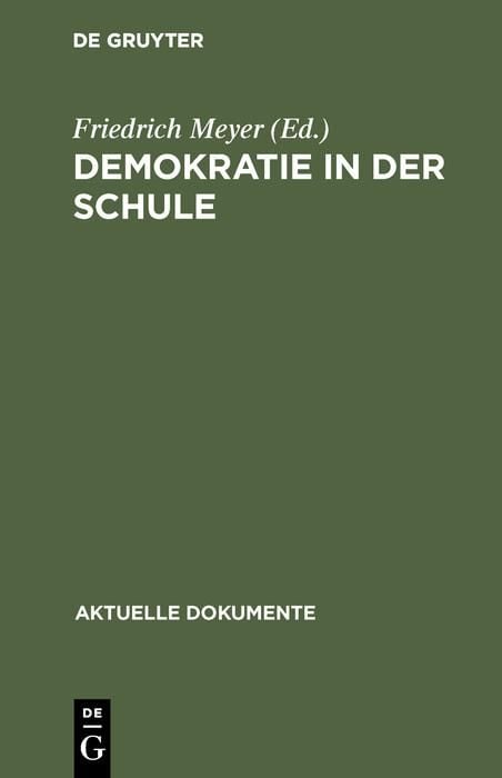 Produktbild: Demokratie in der Schule