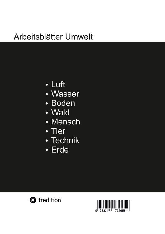 Produktbild: Arbeitsbl&auml;tter Umwelt