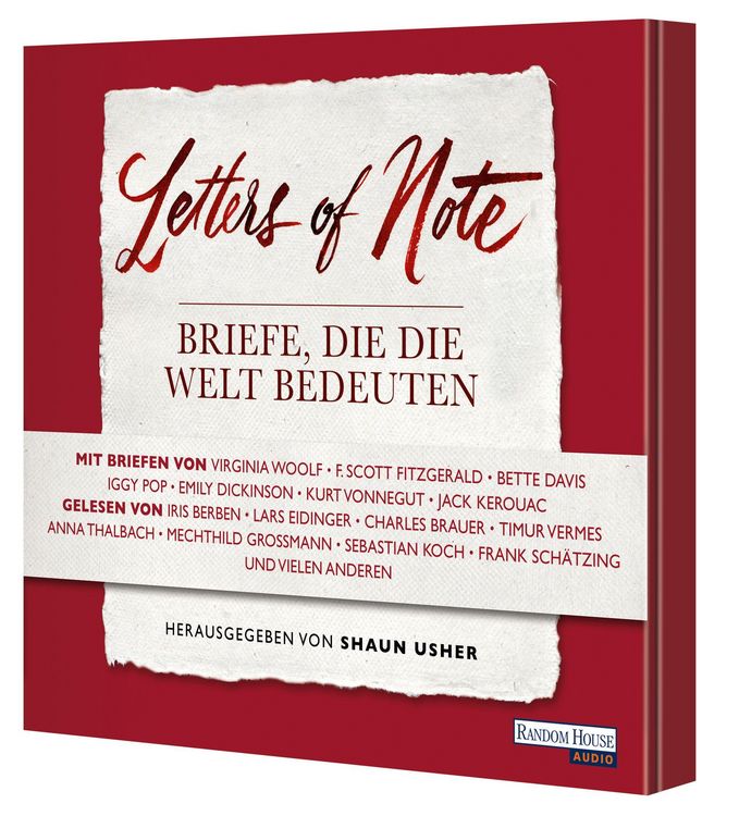 Produktbild: Letters of Note - Briefe, die die Welt bedeuten