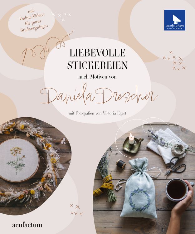 Produktbild: Liebevolle Stickereien nach Motiven von Daniela Drescher