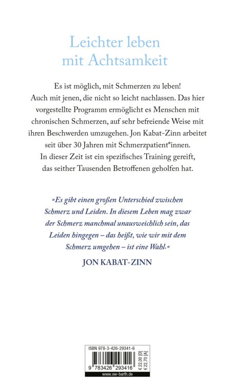 Produktbild: Achtsam mit dem Schmerz