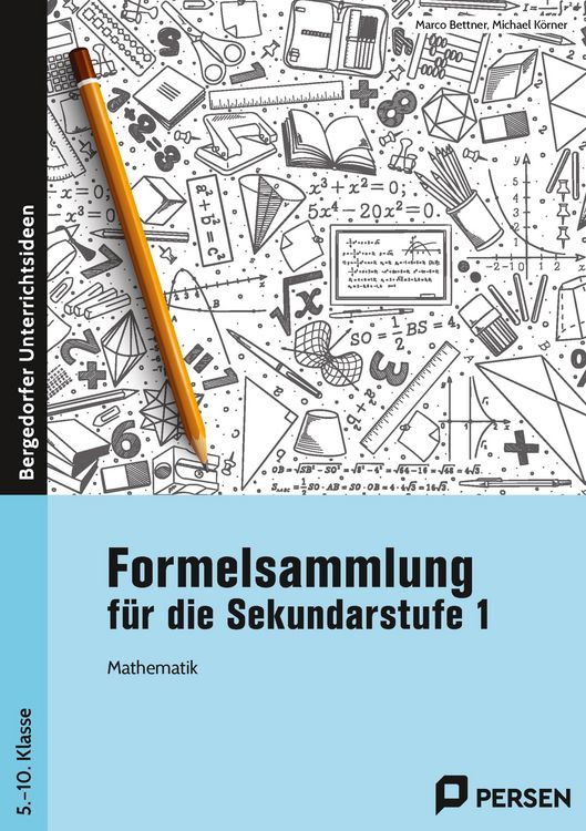 Produktbild: Formelsammlung f&uuml;r die Sekundarstufe 1