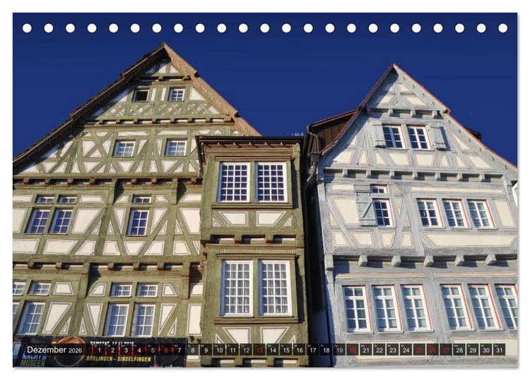 Produktbild: Spaziergang in B&ouml;blingen (Tischkalender 2026 DIN A5 quer), CALVENDO Monatskalender