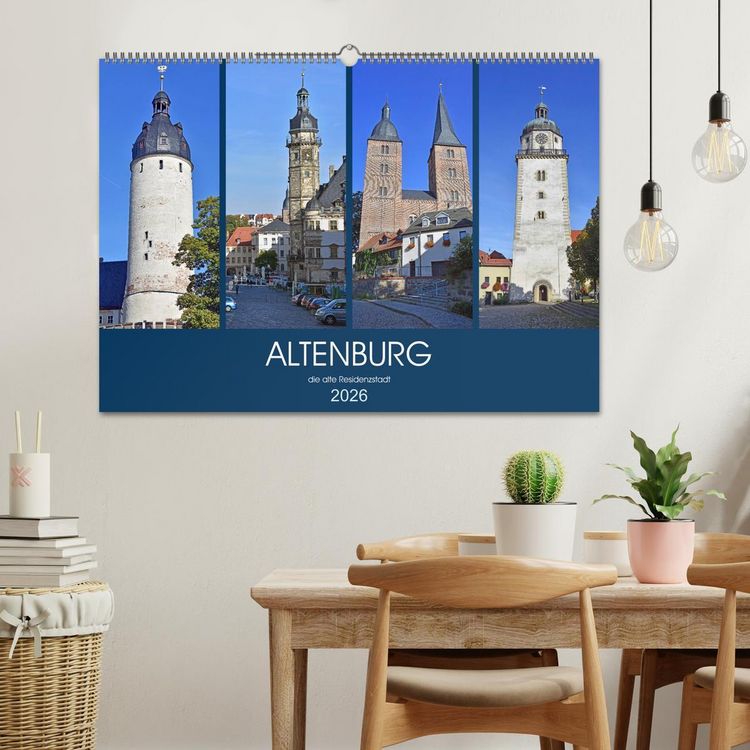 Produktbild: ALTENBURG, die alte Residenzstadt (Wandkalender 2026 DIN A2 quer), CALVENDO Monatskalender