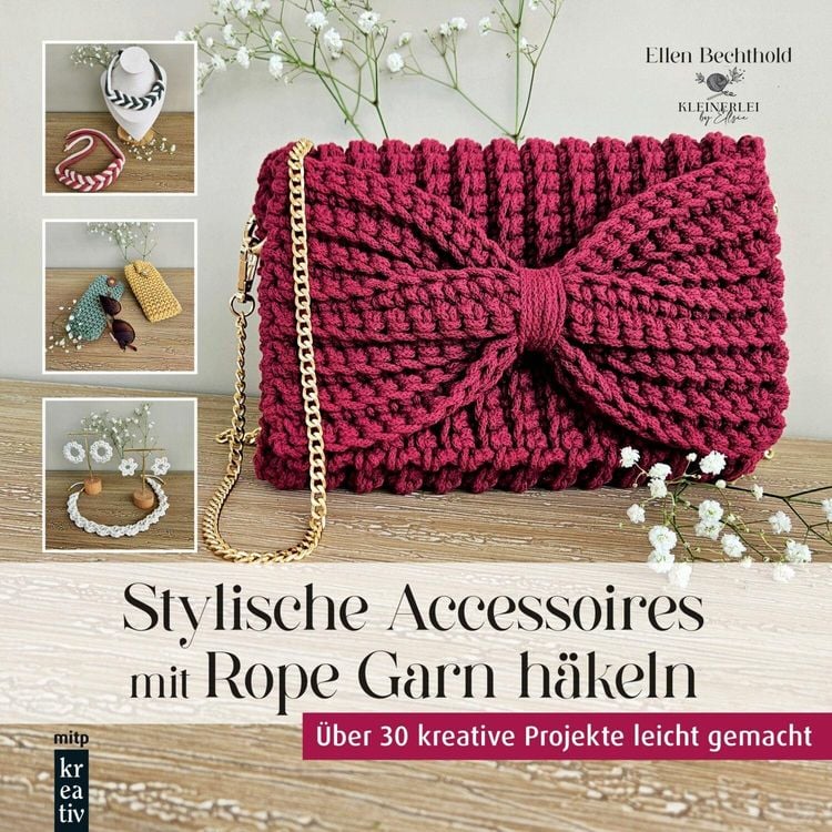 Bild vom Artikel Stylische Accessoires mit Rope Garn häkeln vom Autor Ellen Bechthold