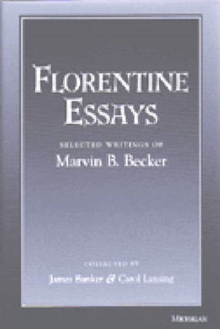 Produktbild: Becker, M: Florentine Essays