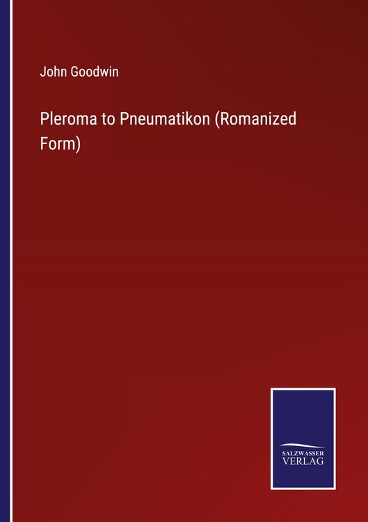 Produktbild: Pleroma to Pneumatikon (Romanized Form)