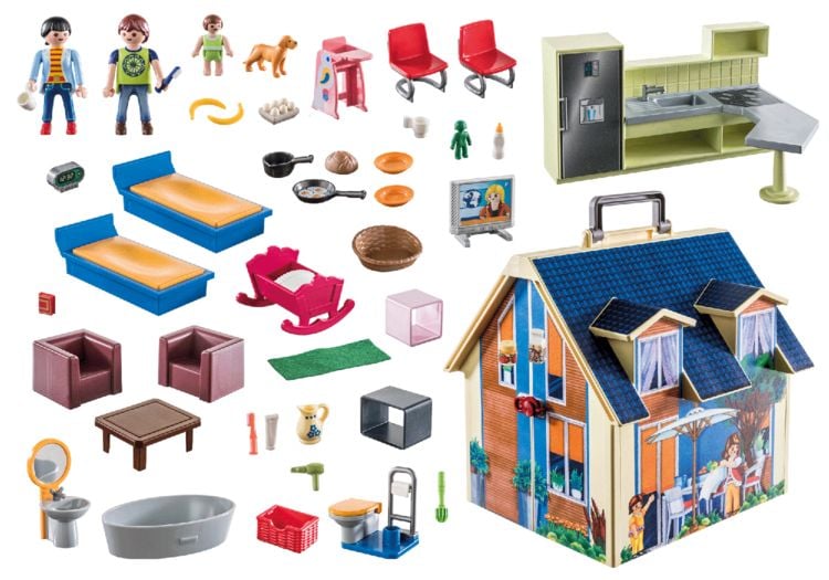 Produktbild: Playmobil&reg; 70985 Mitnehm-Puppenhaus