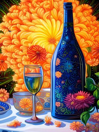 Produktbild: CALVENDO Puzzle Blumiger Jahrgang | 1000 Teile Lege-Gr&ouml;&szlig;e 64x48cm Foto-Puzzle f&uuml;r gl&uuml;ckliche Stunden