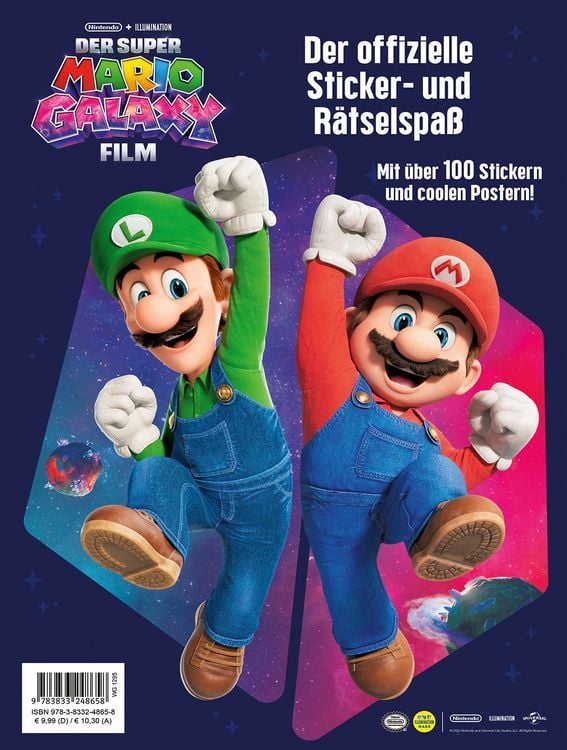 Produktbild: Der Super Mario Galaxy Film: Der offizielle Sticker- und R&auml;tselspa&szlig;