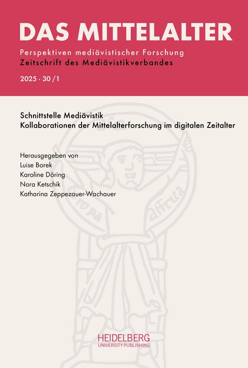Produktbild: Das Mittelalter. Perspektiven medi&auml;vistischer Forschung : Zeitschrift... / 2025, Band 30, Heft 1
