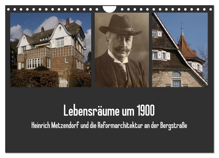 Produktbild: Lebensr&auml;ume um 1900 (Wandkalender 2026 DIN A4 quer), CALVENDO Monatskalender