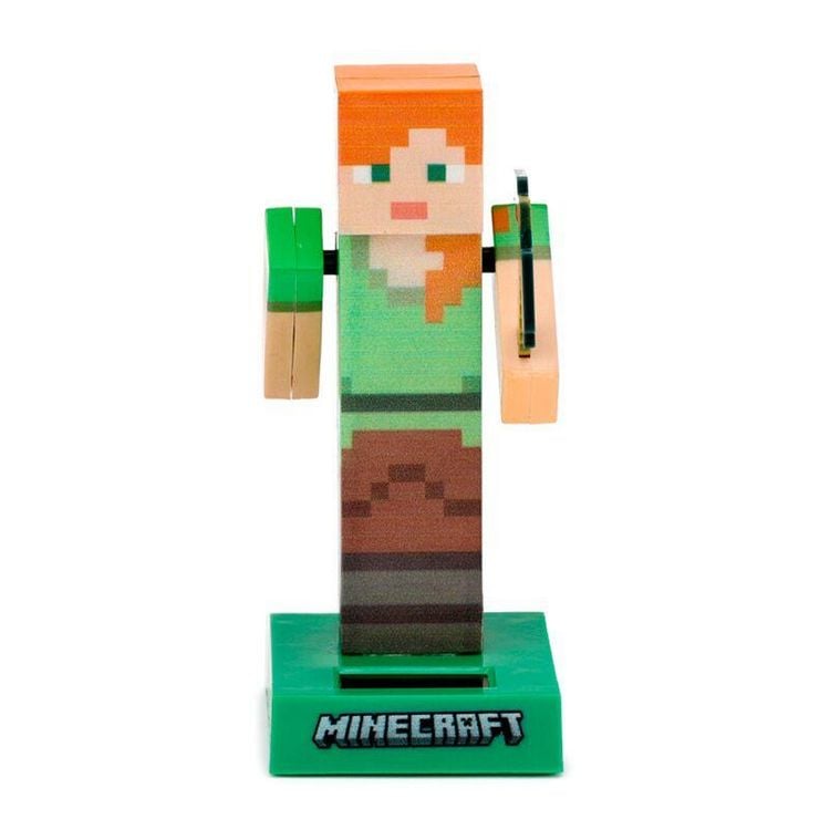 Produktbild: Minecraft Alex Solar Pal Wackelfigur