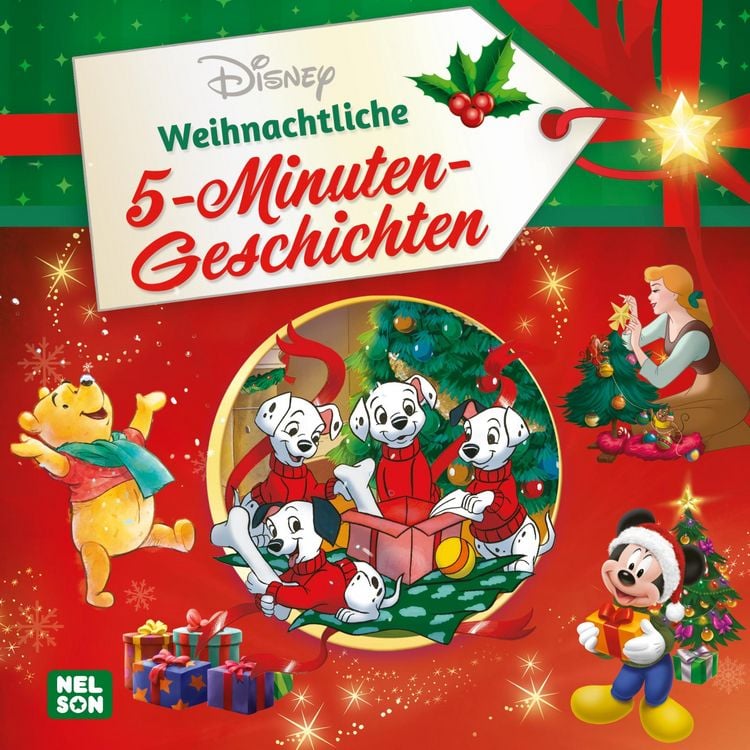 Produktbild: Disney Vorlesebuch: Weihnachtliche 5-Minuten-Geschichten