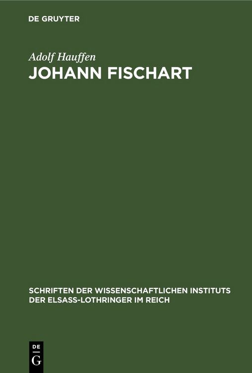 Produktbild: Johann Fischart