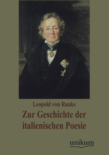 Produktbild: Ranke, L: Zur Geschichte der italienischen Poesie