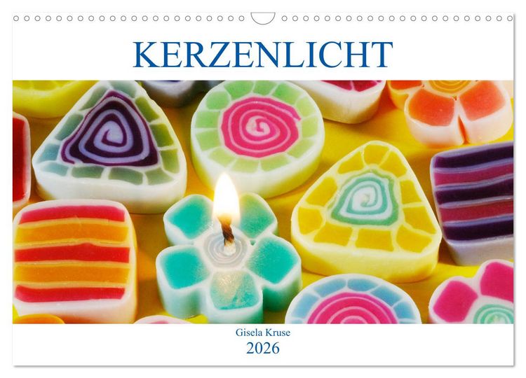 Produktbild: Kerzenlicht (Wandkalender 2026 DIN A3 quer), CALVENDO Monatskalender