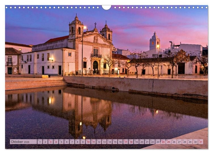 Produktbild: Von Porto bis an die Algarve (Wandkalender 2026 DIN A3 quer), CALVENDO Monatskalender