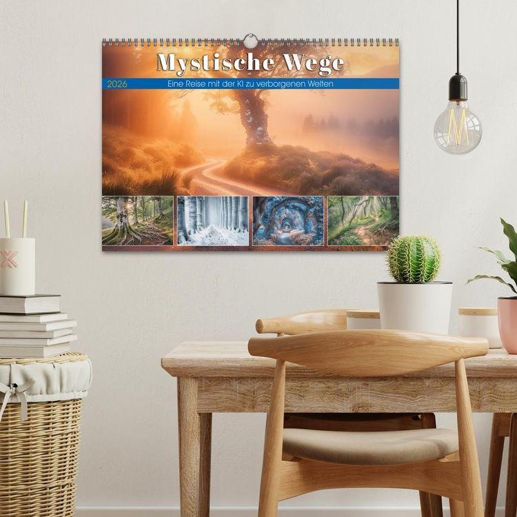 Produktbild: Mystische Wege (Wandkalender 2026 DIN A3 quer), CALVENDO Monatskalender
