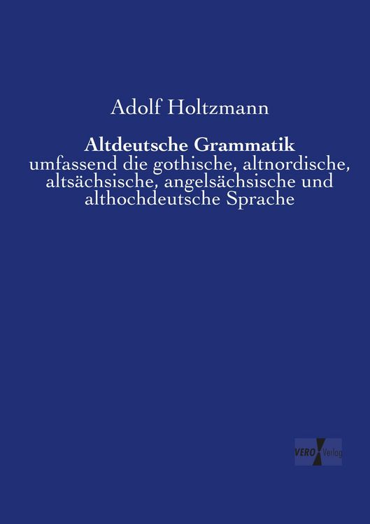 Produktbild: Altdeutsche Grammatik