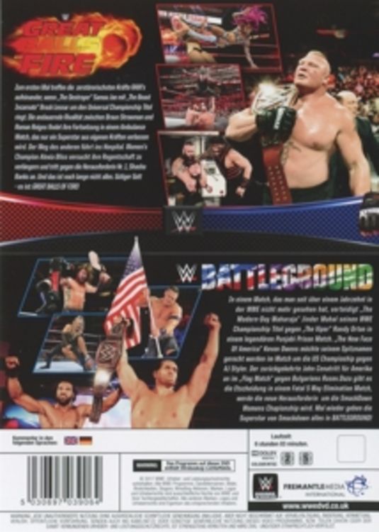 WWE: Great Balls of Fire/Battleground 2017 - Double Feature [2 DVDs]