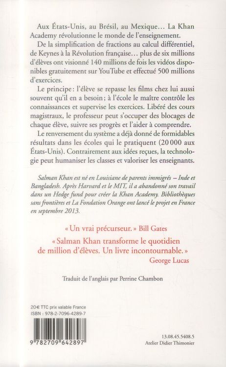 Produktbild: L'&eacute;ducation r&eacute;invent&eacute;e