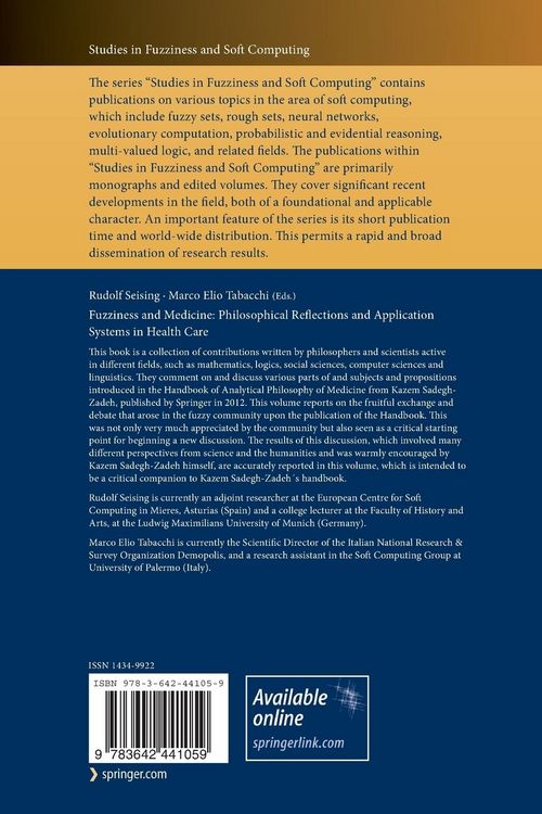 Produktbild: Fuzziness and Medicine: Philosophical Reflections and Application Systems in Health Care