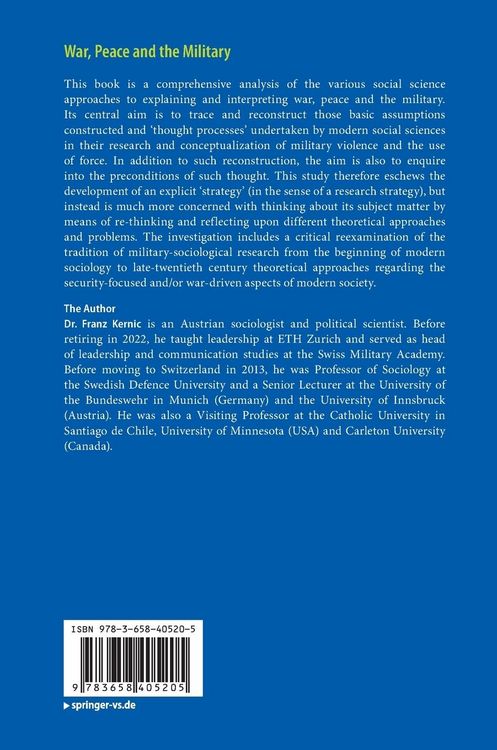 Produktbild: War, Peace and the Military