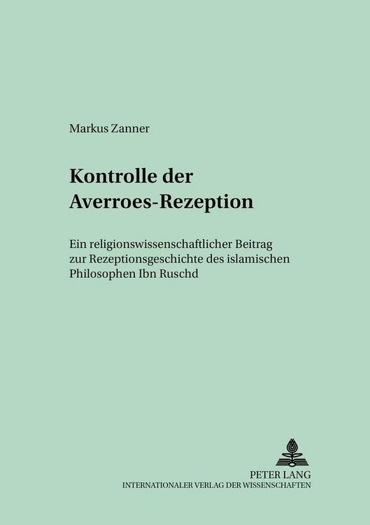 Produktbild: Konstruktionsmerkmale der Averroes-Rezeption