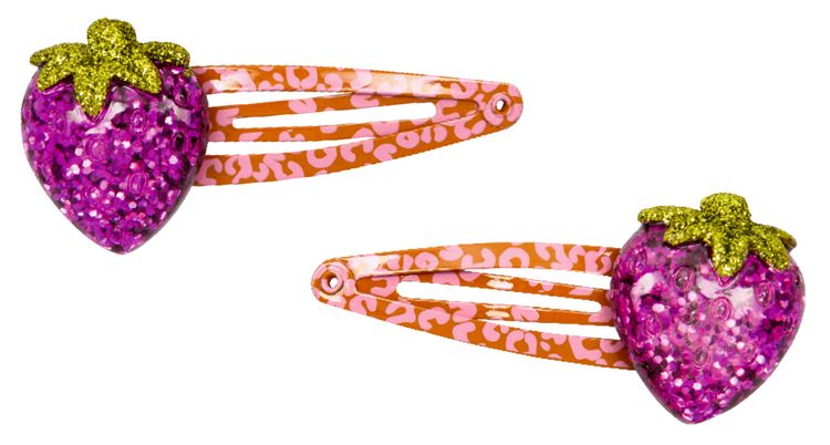 Produktbild: Haarclips Erdbeere - beautiful Stars, sort.
