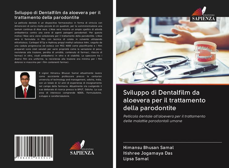 Produktbild: Sviluppo di Dentalfilm da aloevera per il trattamento della parodontite