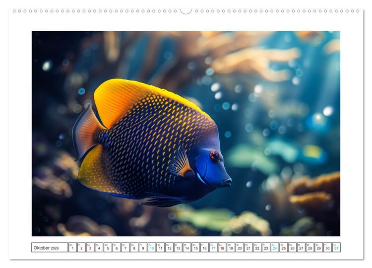 Produktbild: Exotische Fische (Wandkalender 2026 DIN A2 quer), CALVENDO Monatskalender