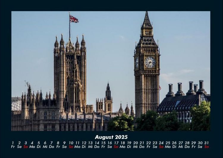 Produktbild: London - Impressionen 2025 Fotokalender DIN A4