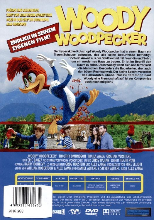 Produktbild: Woody Woodpecker - Live-Action-Film