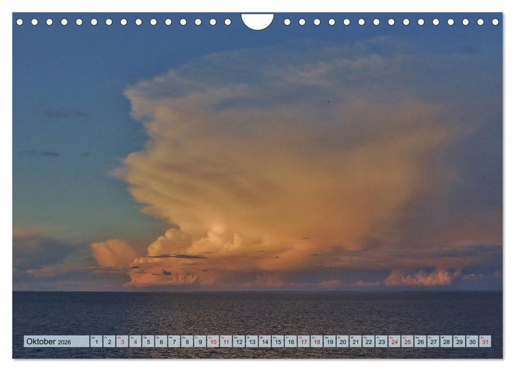 Produktbild: Sonne, Sand und Meer. Farben der K&uuml;ste (Wandkalender 2026 DIN A4 quer), CALVENDO Monatskalender