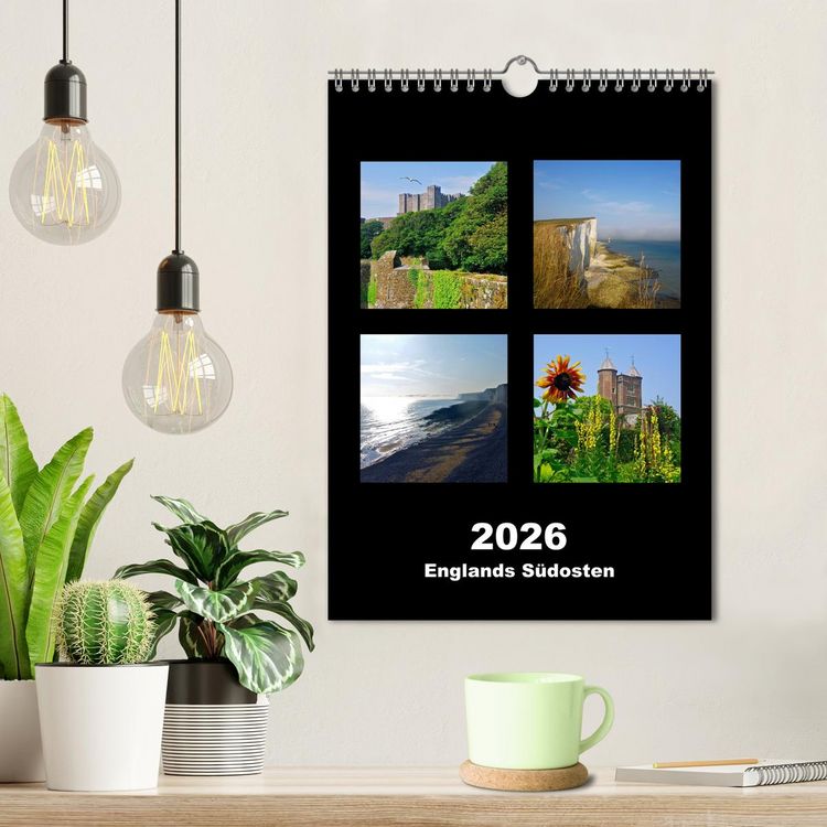 Produktbild: Englands S&uuml;dosten 2026 (Wandkalender 2026 DIN A4 hoch), CALVENDO Monatskalender