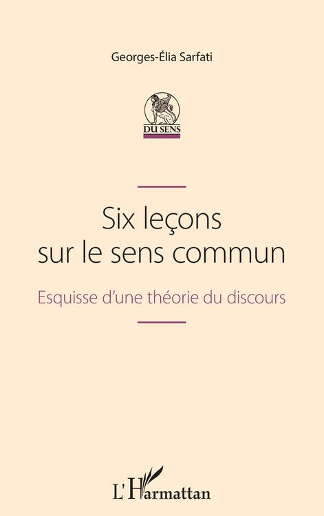Produktbild: Six le&ccedil;ons sur le sens commun