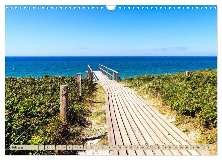 Produktbild: SYLT D&uuml;nenwege (Wandkalender 2026 DIN A3 quer), CALVENDO Monatskalender