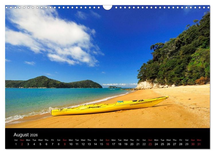 Produktbild: New Zealand (Wall Calendar 2026 DIN A3 landscape), CALVENDO 12 Month Wall Calendar
