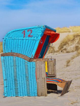 Produktbild: CALVENDO Puzzle Strandkorb | 1000 Teile Lege-Gr&ouml;&szlig;e 64x48cm Foto-Puzzle f&uuml;r gl&uuml;ckliche Stunden