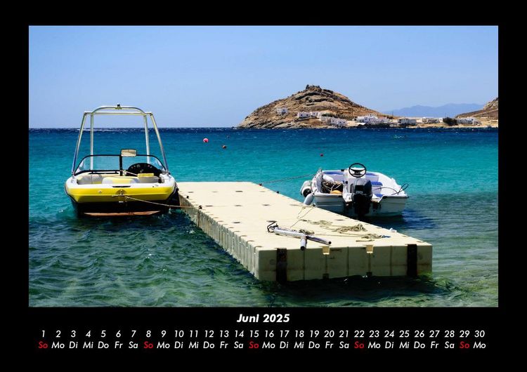 Produktbild: Boote 2025 Fotokalender DIN A3