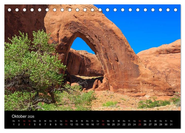 Produktbild: Canyonlands 2026 (Tischkalender 2026 DIN A5 quer), CALVENDO Monatskalender