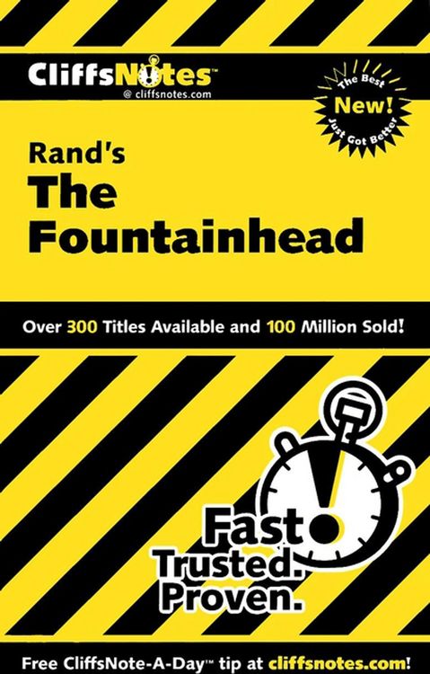 Produktbild: CliffsNotes on Rand's The Fountainhead