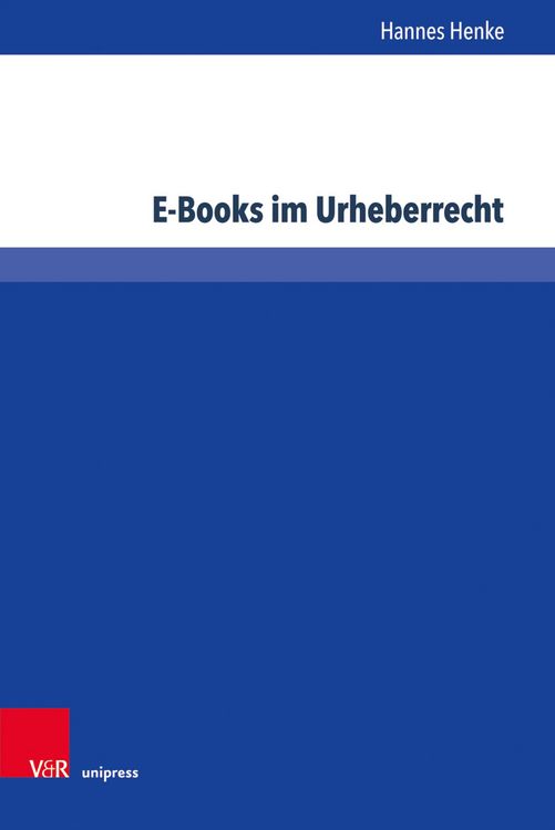 Produktbild: E-Books im Urheberrecht