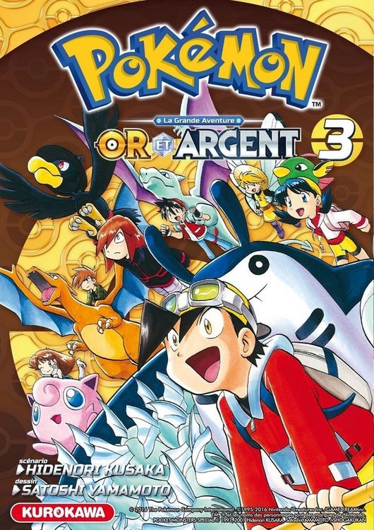 Produktbild: Pok&eacute;mon Or et Argent : la grande aventure. Tome 3