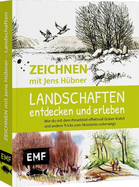 Produktbild: Zeichnen mit Jens H&uuml;bner: Landschaften entdecken und erleben