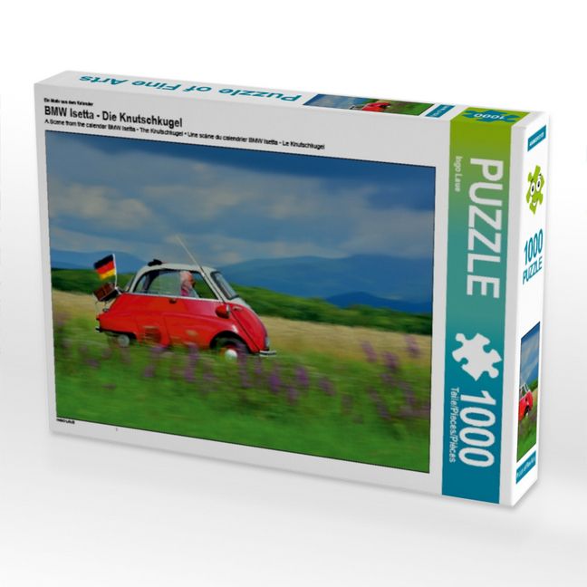 Produktbild: CALVENDO Puzzle Ein Motiv aus dem Kalender BMW Isetta - Die Knutschkugel | 1000 Teile Lege-Gr&ouml;&szlig;e 64x48cm Foto-Puzzle f&uuml;r gl&uuml;ckliche Stunden