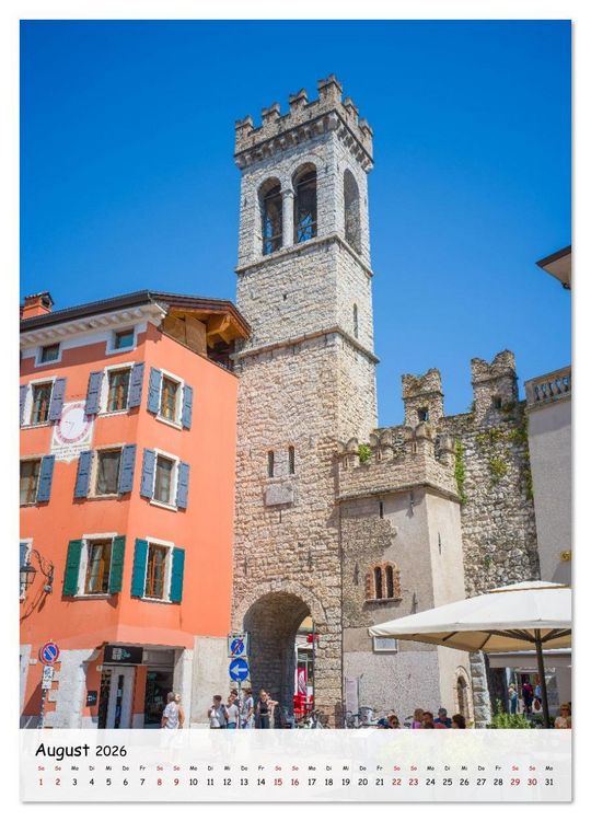 Produktbild: Riva del Garda ... und die Ponalestra&szlig;e (Wandkalender 2026 DIN A4 hoch), CALVENDO Monatskalender